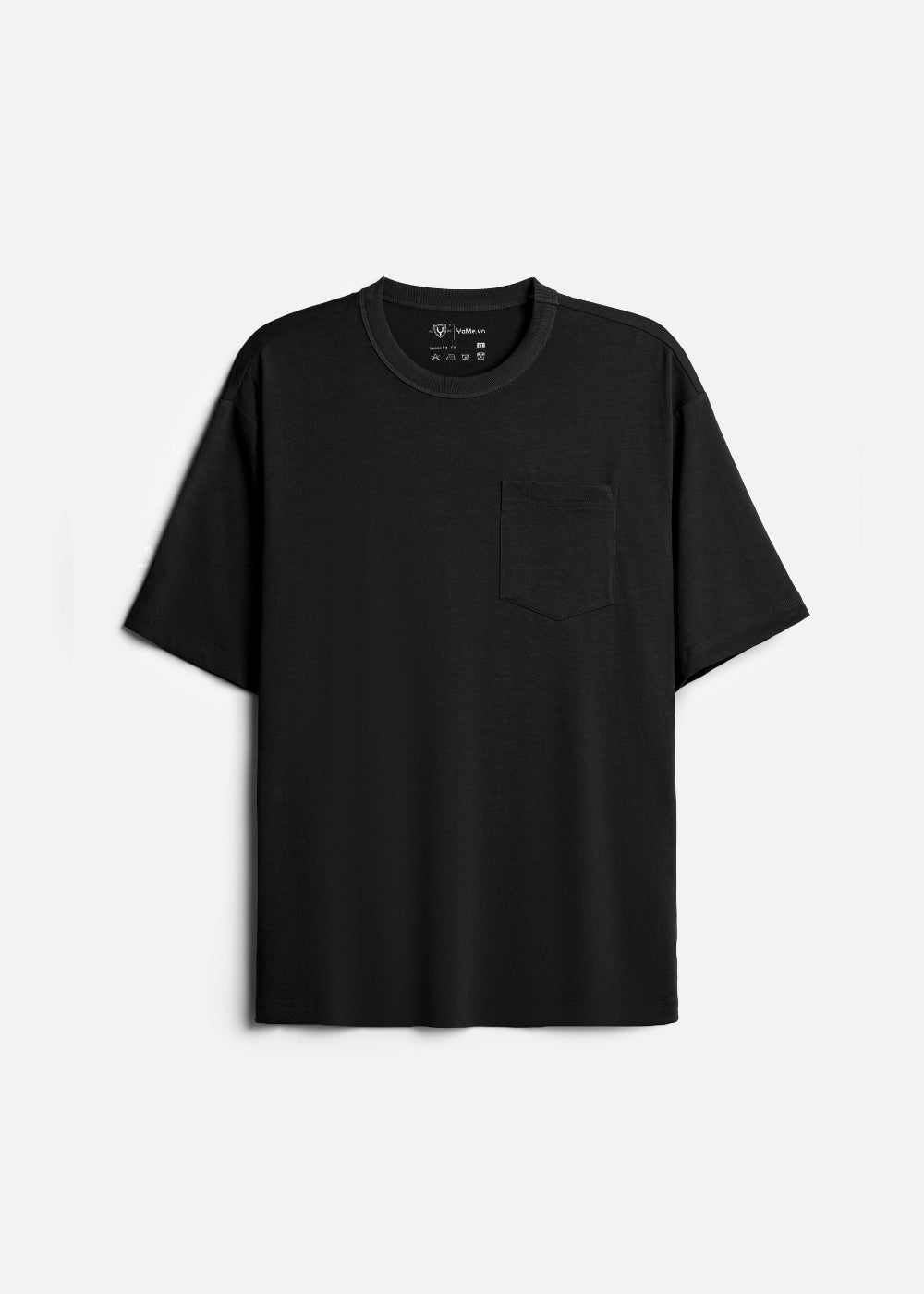 Áo Thun Tay Ngắn Cotton Wash Mềm Mại Kiểm Soát Mùi The Worker 003 Đen