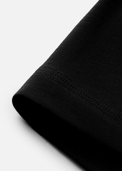 Áo Thun Tay Ngắn Cotton Wash Mềm Mại Kiểm Soát Mùi The Worker 003 Đen