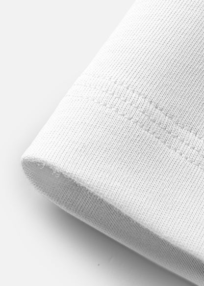 Áo Thun Tay Ngắn Cotton Wash Mềm Mại Kiểm Soát Mùi The Worker 003 Trắng