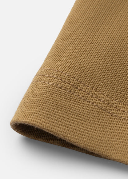 Áo Thun Tay Ngắn Cotton Wash Mềm Mại Kiểm Soát Mùi The Worker 003 Vàng