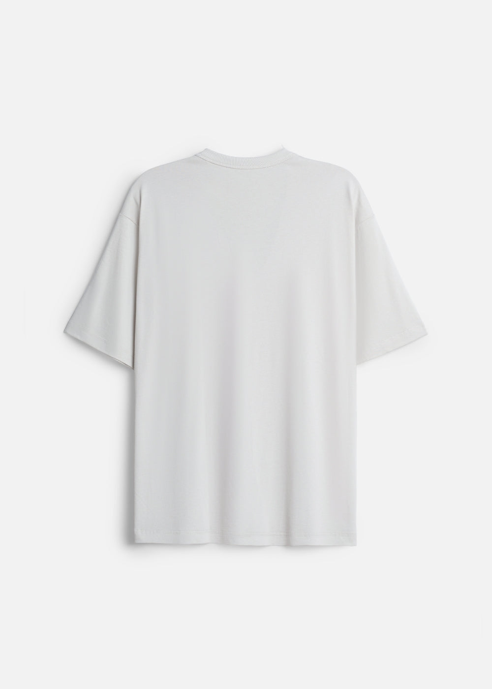 Áo Thun Tay Ngắn Cotton Wash Mềm Mại Kiểm Soát Mùi The Worker 003 Xám Nhạt