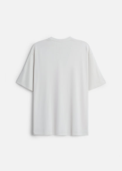 Áo Thun Tay Ngắn Cotton Wash Mềm Mại Kiểm Soát Mùi The Worker 003 Xám Nhạt