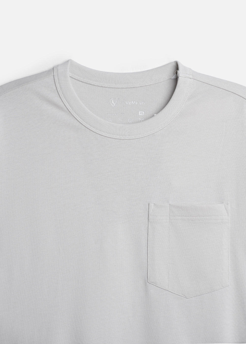 Áo Thun Tay Ngắn Cotton Wash Mềm Mại Kiểm Soát Mùi The Worker 003 Xám Nhạt