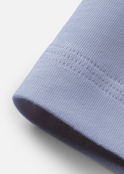 Áo Thun Tay Ngắn Cotton Wash Mềm Mại Kiểm Soát Mùi The Worker 003 Xanh Dương Nhạt