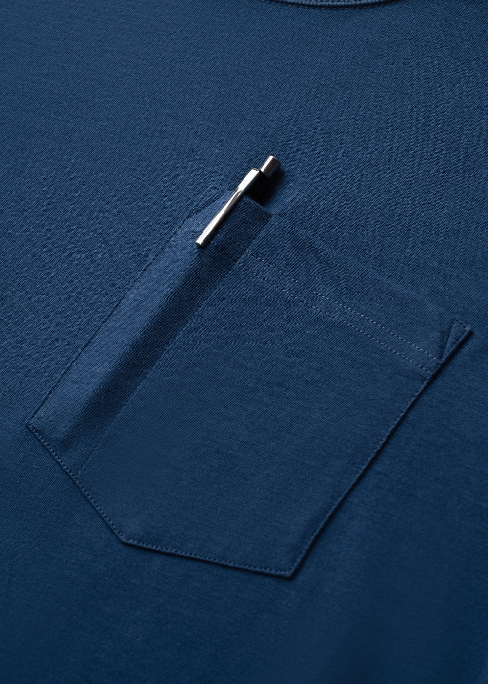 Áo Thun Tay Ngắn Cotton Wash Mềm Mại Kiểm Soát Mùi The Worker 003 Xanh Dương