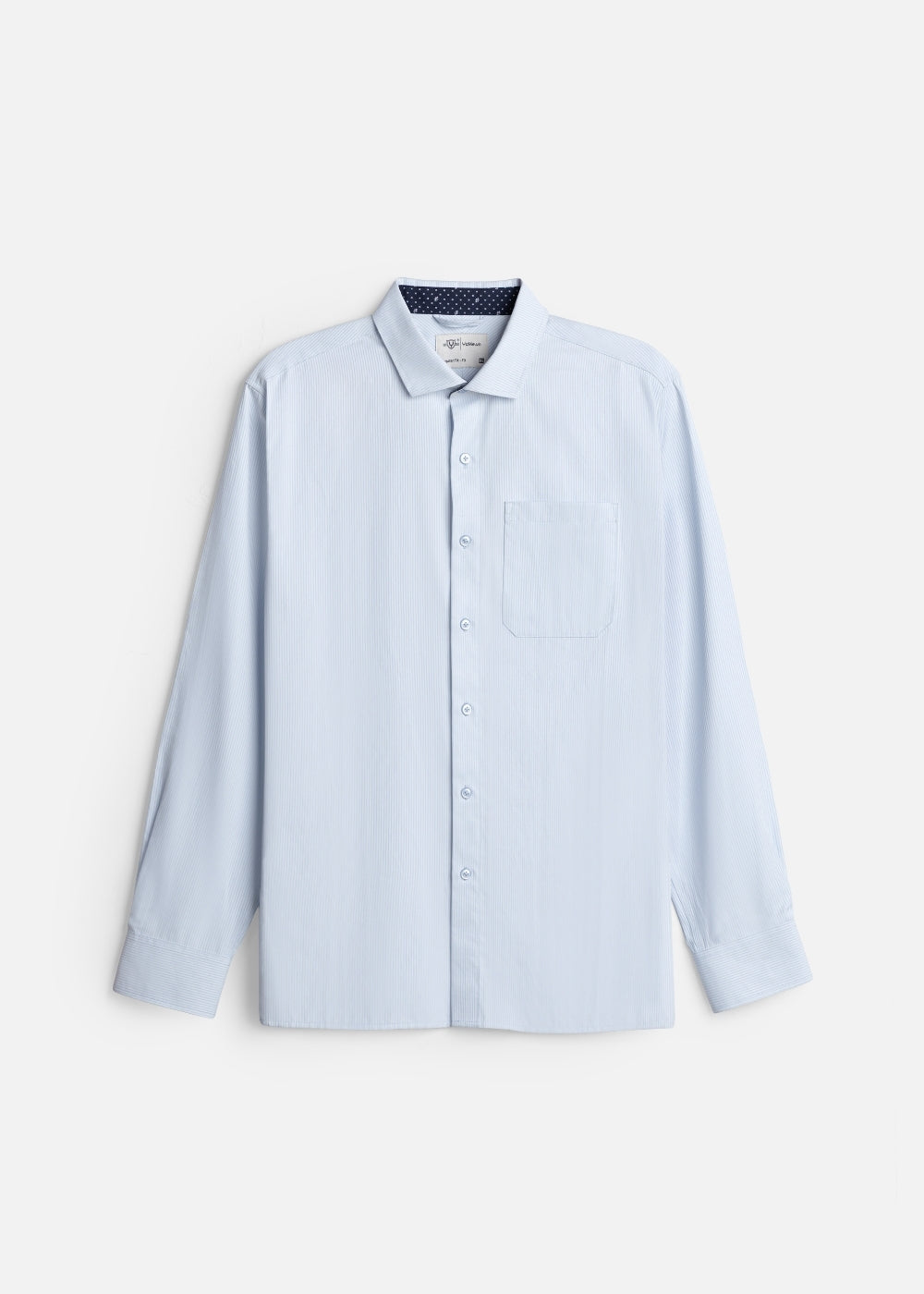 Áo Sơ Mi Tay Dài Nhanh Khô The Worker 004 Xanh Dương Nhạt