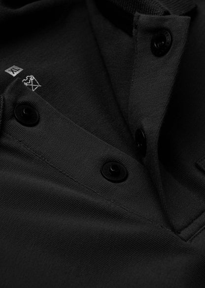 Áo Polo Tay Ngắn Mềm Mại Điều Hòa Nhiệt The Worker 005 Đen