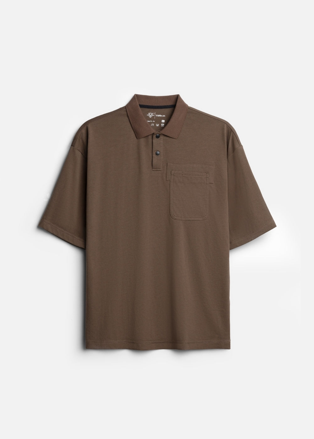 Áo Polo Tay Ngắn Mềm Mại Điều Hòa Nhiệt The Worker 005 Nâu