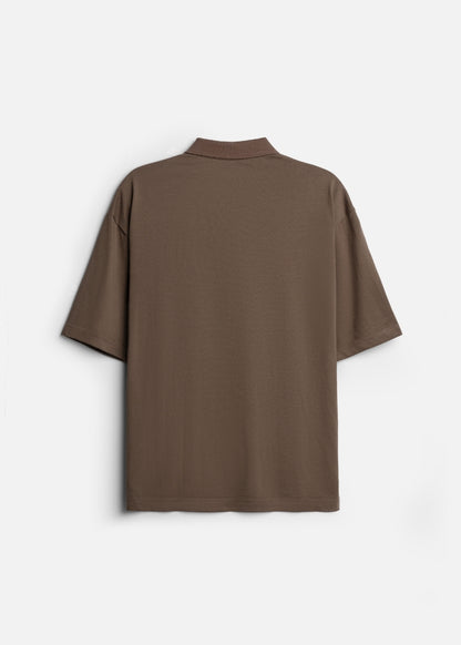 Áo Polo Tay Ngắn Mềm Mại Điều Hòa Nhiệt The Worker 005 Nâu