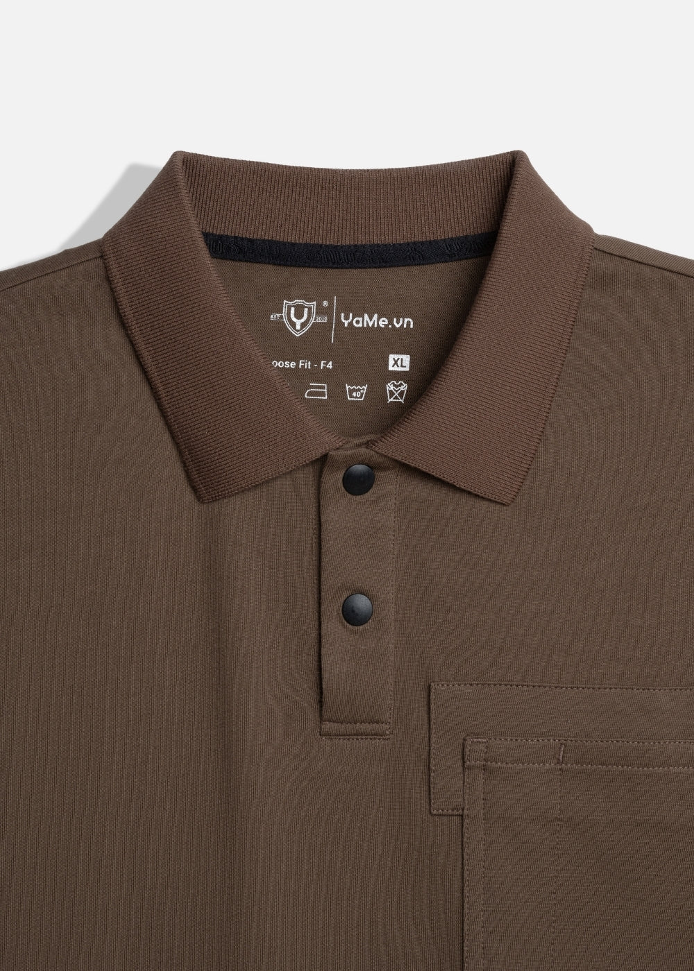 Áo Polo Tay Ngắn Mềm Mại Điều Hòa Nhiệt The Worker 005 Nâu