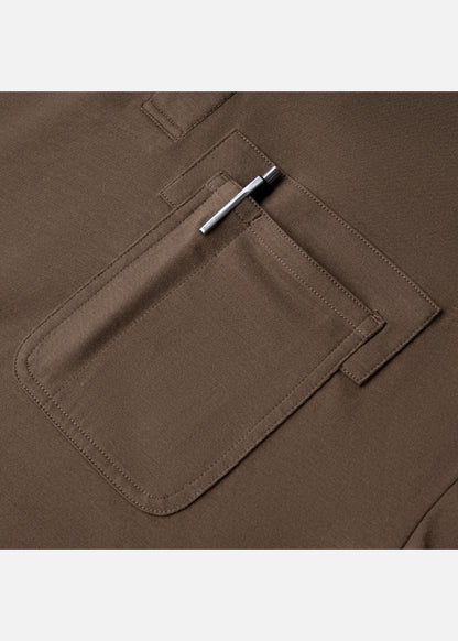 Áo Polo Tay Ngắn Mềm Mại Điều Hòa Nhiệt The Worker 005 Nâu