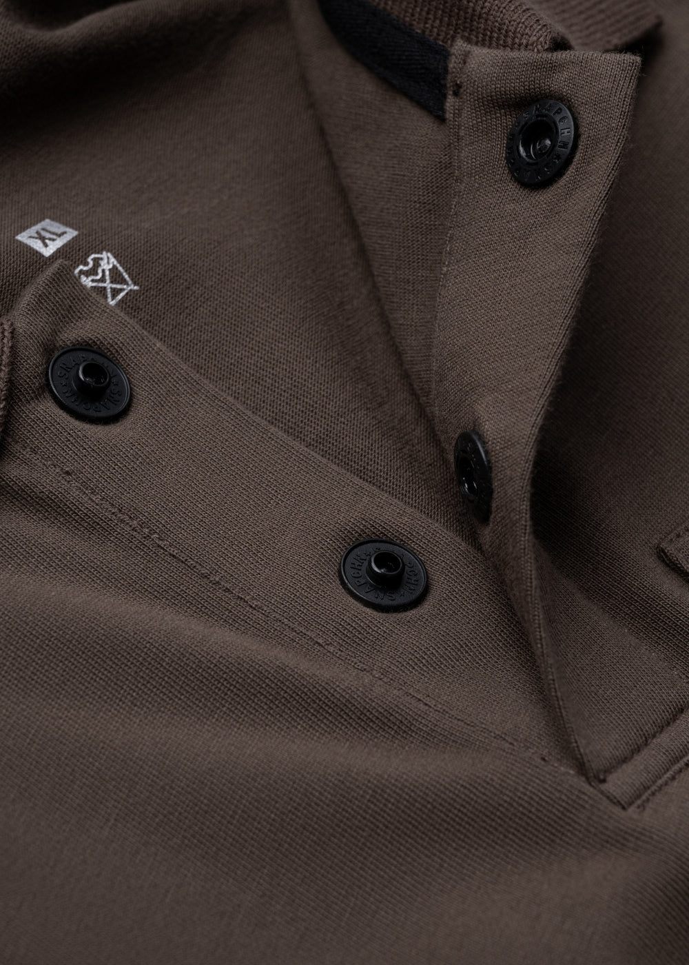 Áo Polo Tay Ngắn Mềm Mại Điều Hòa Nhiệt The Worker 005 Nâu Đậm