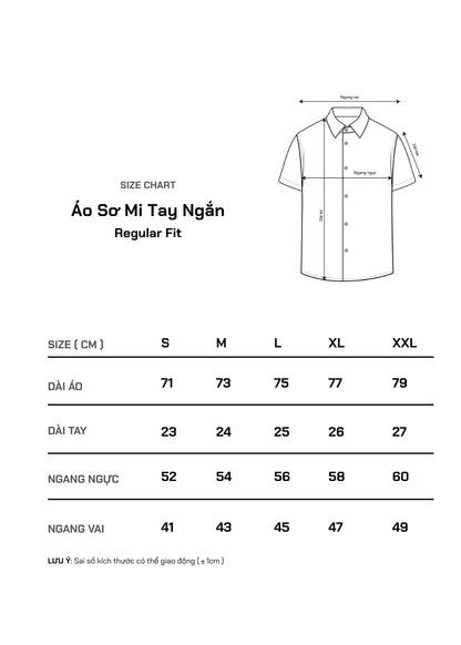 Áo Sơ Mi Tay Ngắn Smart Trượt Nước Thoát Khí The Worker 007 Xanh Lá Đậm