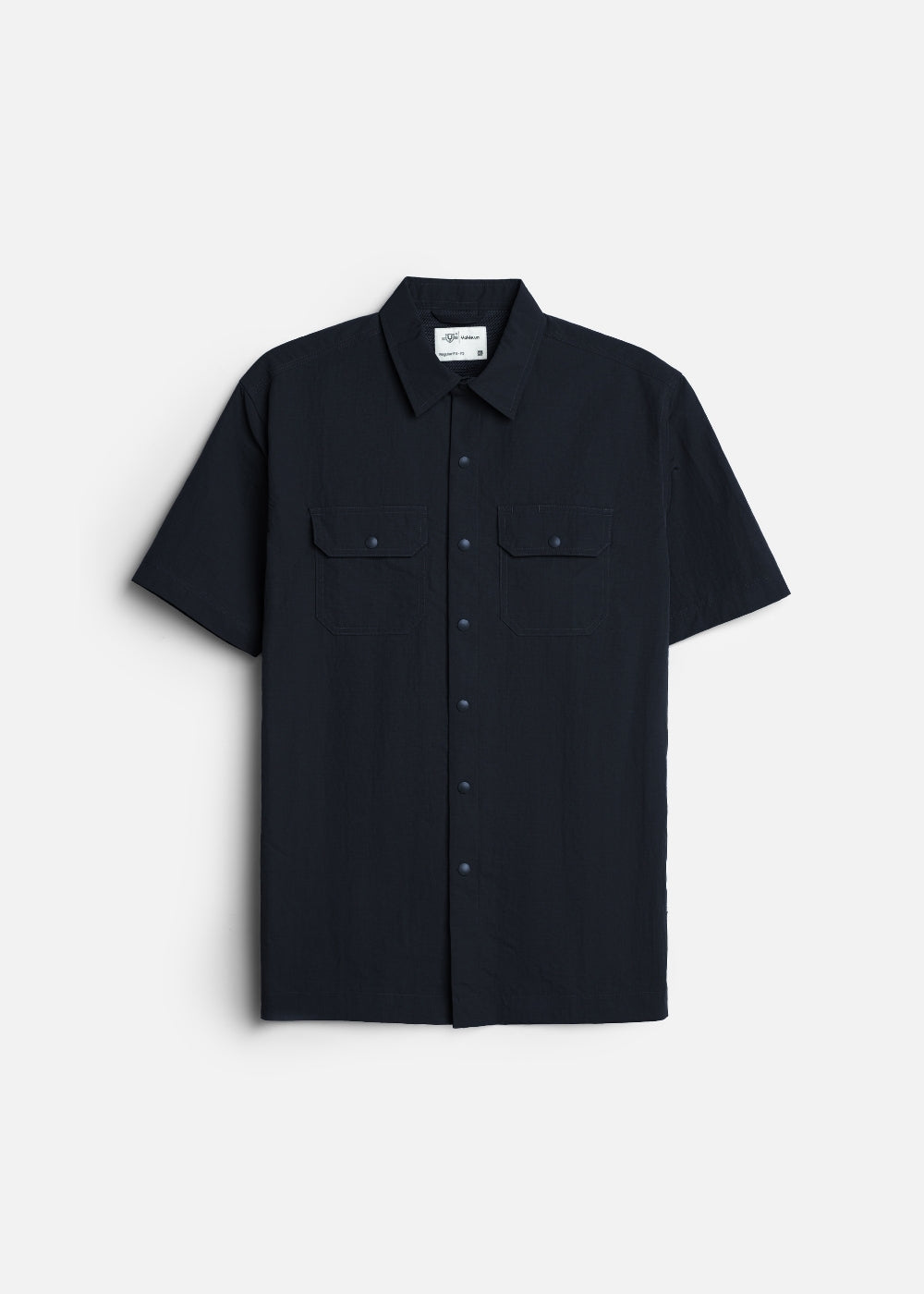 Áo Sơ Mi Tay Ngắn Smart Trượt Nước Thoát Khí The Worker 007 Xanh Dương Đậm