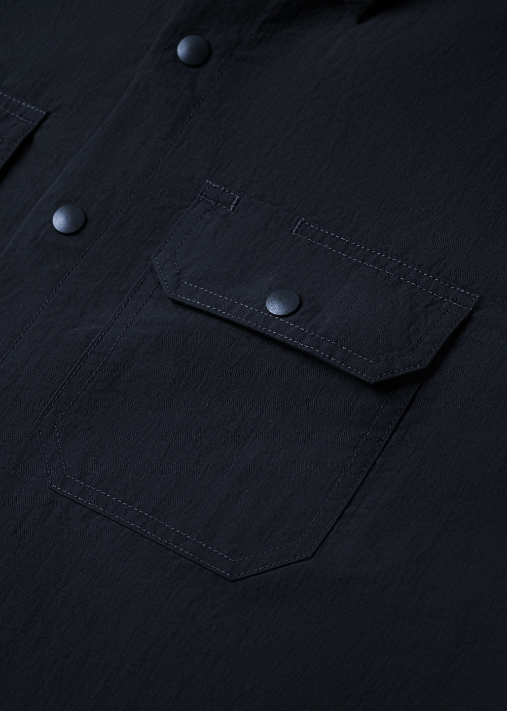 Áo Sơ Mi Tay Ngắn Smart Trượt Nước Thoát Khí The Worker 007 Xanh Dương Đậm