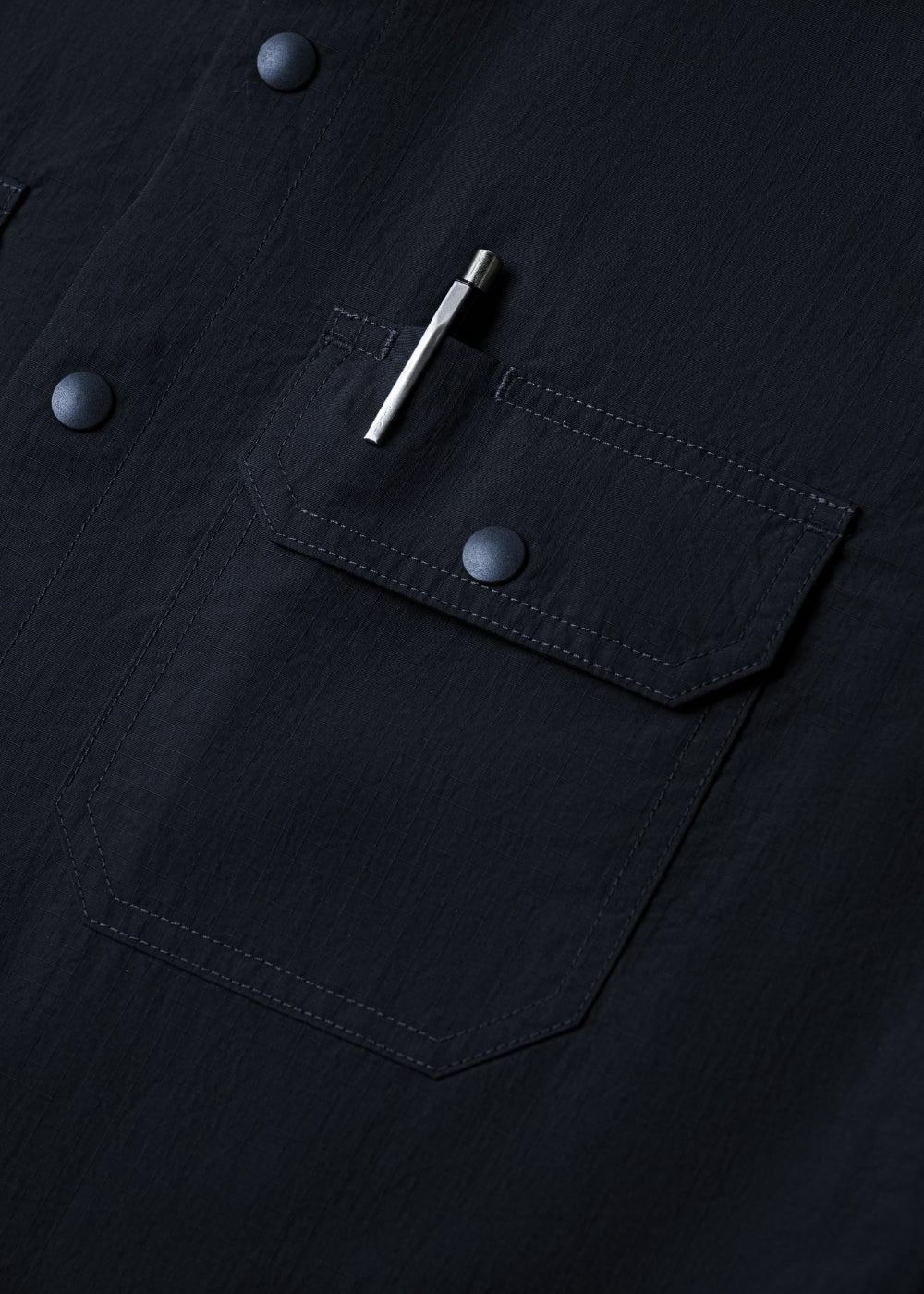 Áo Sơ Mi Tay Ngắn Smart Trượt Nước Thoát Khí The Worker 007 Xanh Dương Đậm