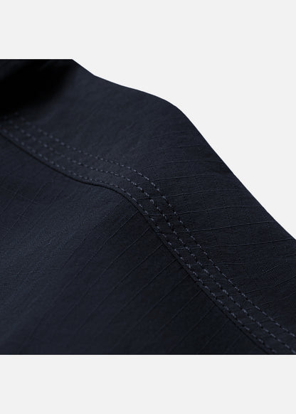 Áo Sơ Mi Tay Ngắn Smart Trượt Nước Thoát Khí The Worker 007 Xanh Dương Đậm