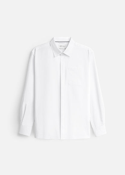 Áo Sơ Mi Tay Dài AirDry™ Siêu Nhẹ Nhanh Khô The Worker 008 Trắng