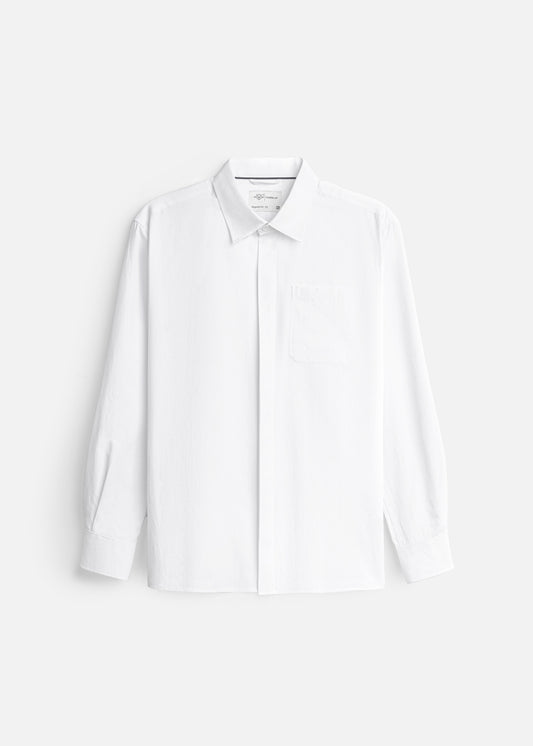 Áo Sơ Mi Tay Dài AirDry™ Siêu Nhẹ Nhanh Khô The Worker 008 Trắng