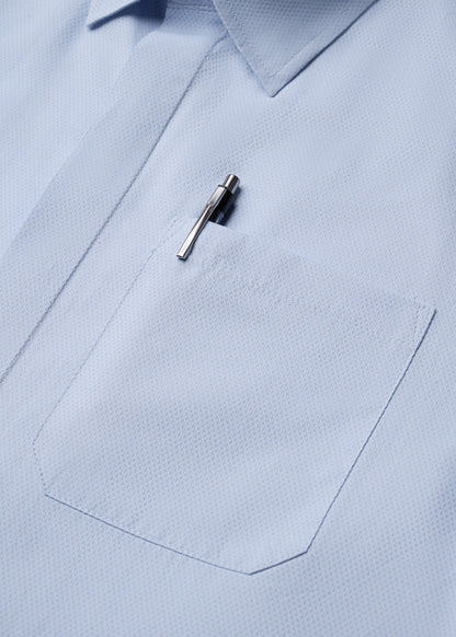 Áo Sơ Mi Tay Dài AirDry™ Siêu Nhẹ Nhanh Khô The Worker 008 Xanh Dương Nhạt