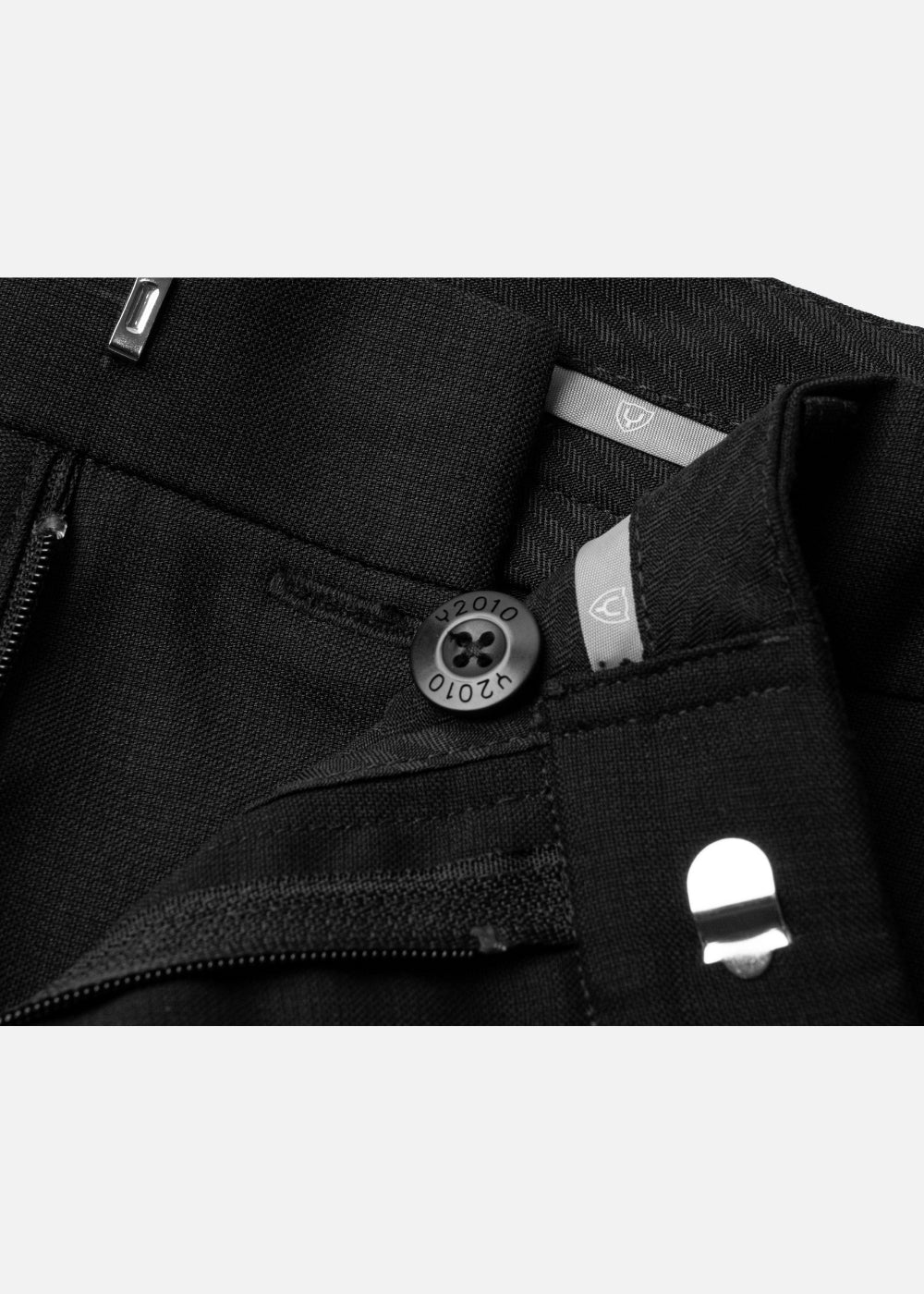 Quần Tây Smart Casual Mềm Ít Nhăn Lưng Tùy Chỉnh The CEO 017 Đen