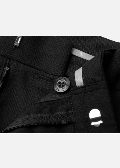 Quần Tây Smart Casual Mềm Ít Nhăn Lưng Tùy Chỉnh The CEO 017 Đen