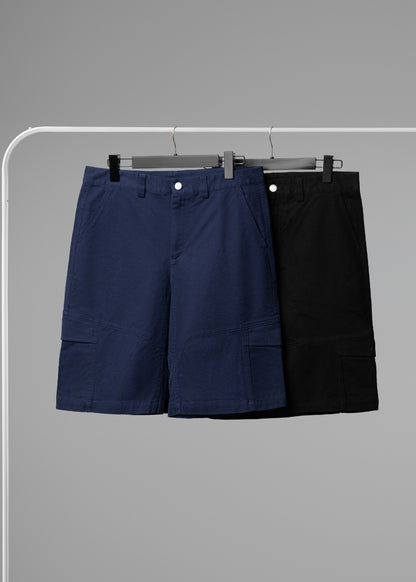 Quần Short Cargo Kaki Co Giãn The No Style 229 Xanh Dương Đậm