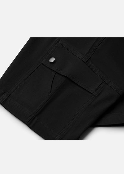 Quần Short Cargo Kaki Co Giãn The No Style 229 Đen