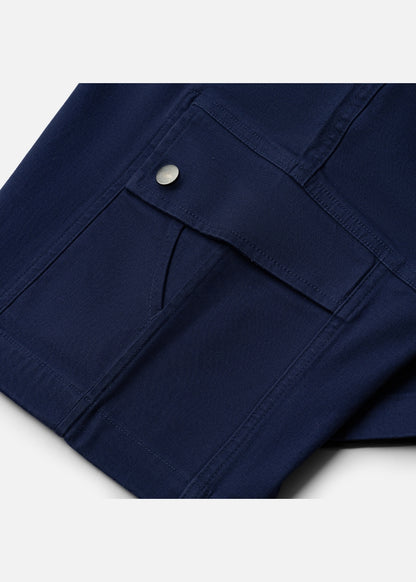 Quần Short Cargo Kaki Co Giãn The No Style 229 Xanh Dương Đậm