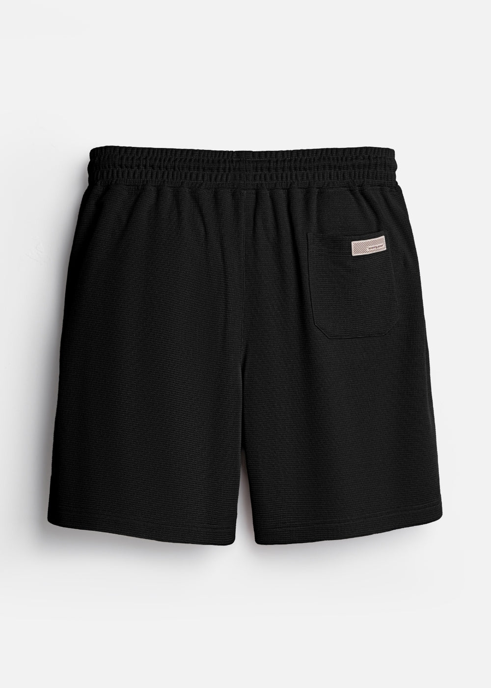 Quần Short Thun Waffle Thoáng Khí The Weekend 040 Đen