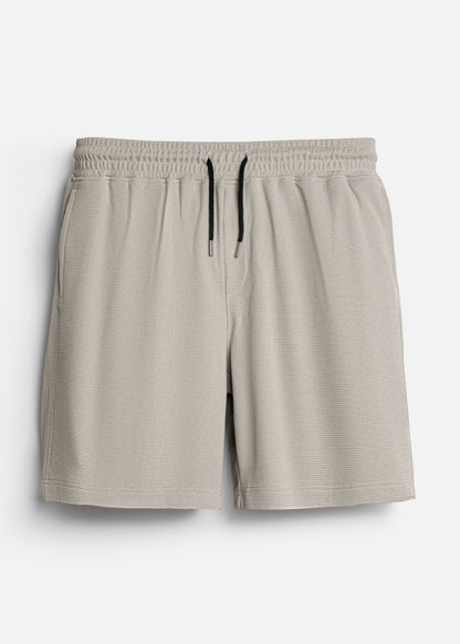 Quần Short Thun Waffle Thoáng Khí The Weekend 040 Be