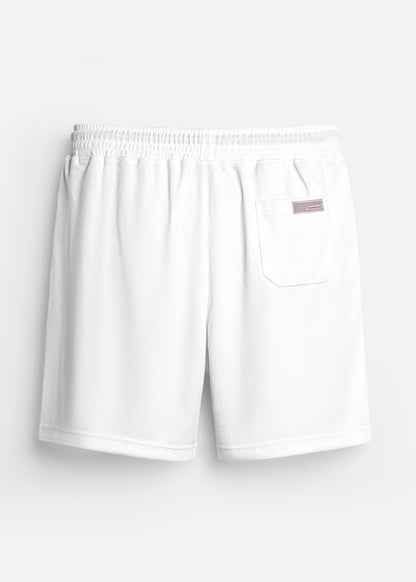 Quần Short Thun Waffle Thoáng Khí The Weekend 040 Trắng