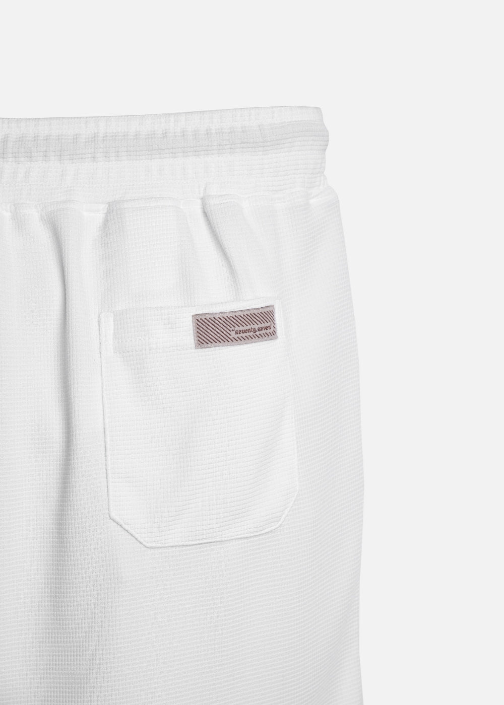 Quần Short Thun Waffle Thoáng Khí The Weekend 040 Trắng