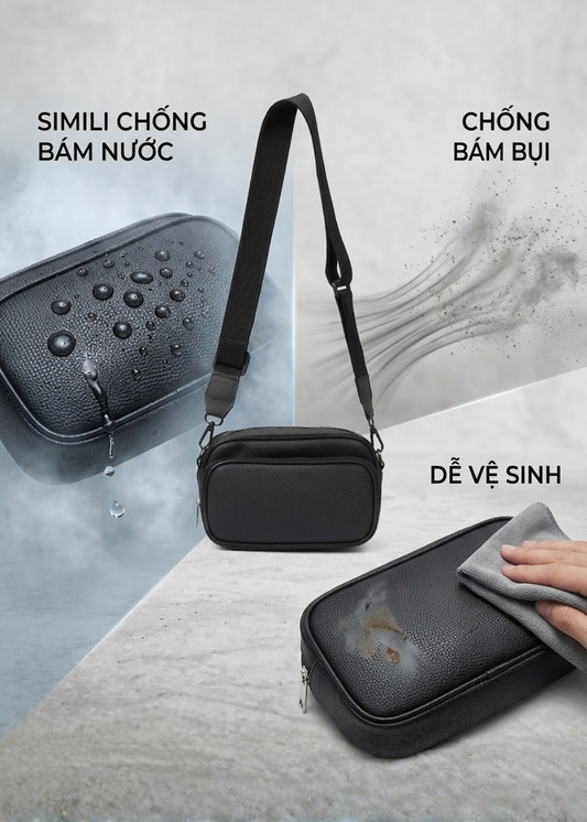 Túi Đeo Chéo Cross Bag Trượt Nước NB 037 Đen