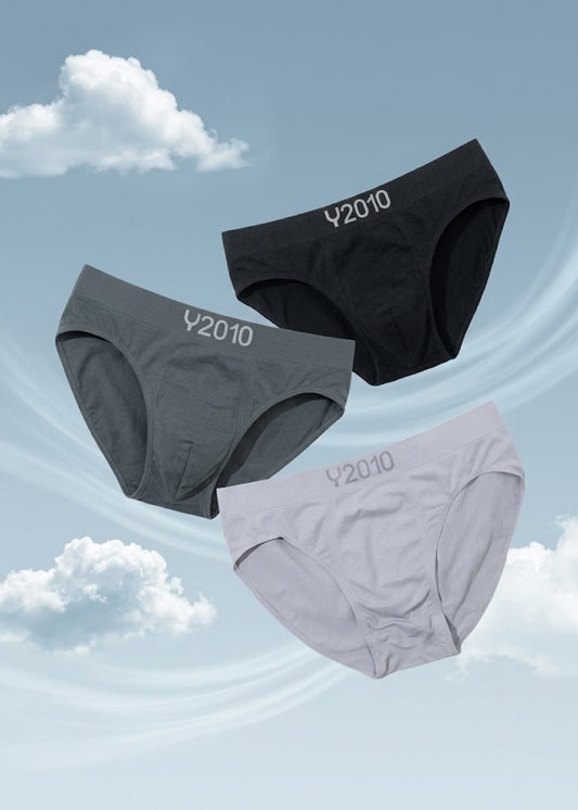 Combo 3 Quần Lót Tam Giác Seamless FlexFit™ Dệt Khối Không Hằn Da #Y2010 082 Màu Free Color
