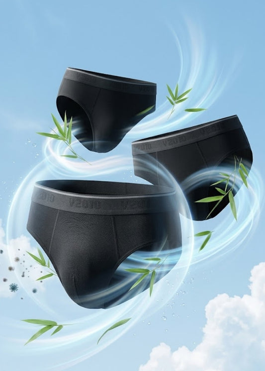 Combo 3 Quần Lót Tam Giác Bamboo StayFresh™ Kháng Khuẩn #Y2010 084 Màu Đen