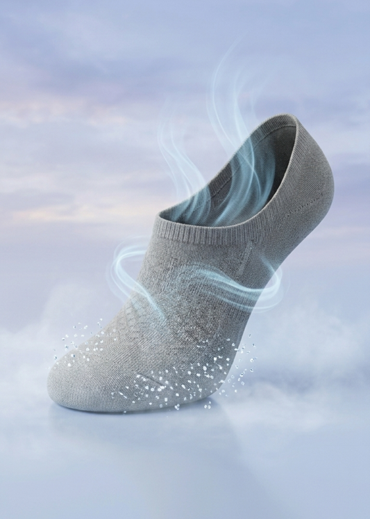 Vớ Lười Công Thái Học 90° Mềm Mịn Khử Mùi #Y2010 129 Xám