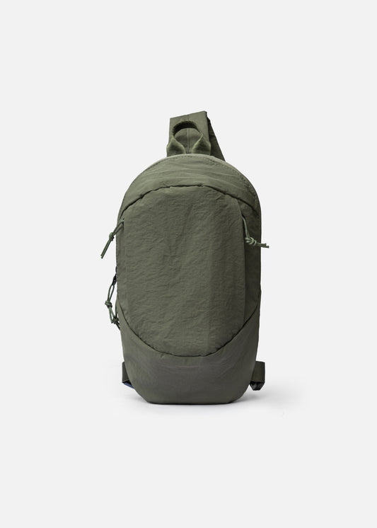 Túi Đeo Sling Bag Kiểu Kén Tránh Mỏi Vải Siêu Bền Trượt Nước #Y2010 185 Màu Xanh Lá Đậm