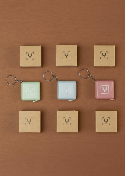 Thước Dây Mini Rút Đa Năng #Y2010 234 Xanh Ngọc Đậm