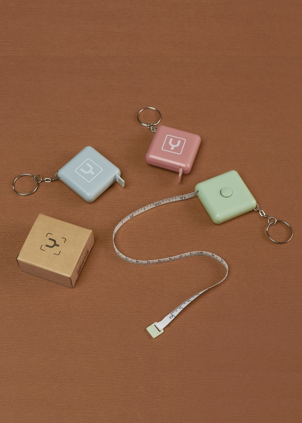 Thước Dây Mini Rút Đa Năng #Y2010 234 Xanh Ngọc Đậm