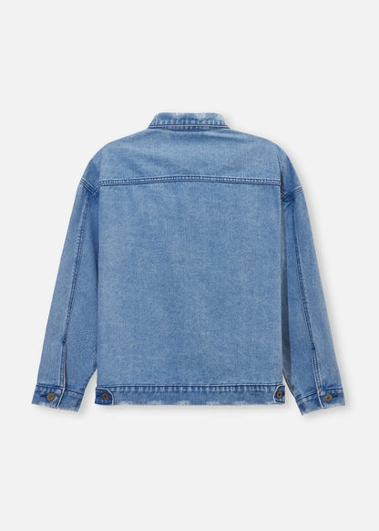 Áo Khoác Jeans Áo Khoác No Style M69 Xanh Dương