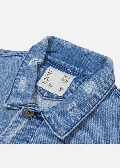 Áo Khoác Jeans Áo Khoác No Style M69 Xanh Dương