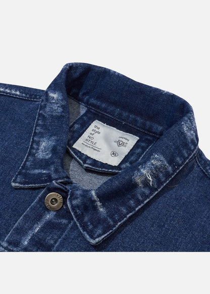 Áo Khoác Jeans Áo Khoác No Style M69 Xanh Đen