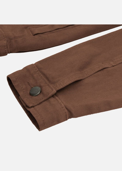 Áo Khoác Jeans Áo Khoác PREMIUM 73 Nâu Đậm