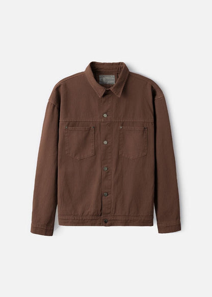 Áo Khoác Jeans Áo Khoác PREMIUM 73 Nâu Đậm