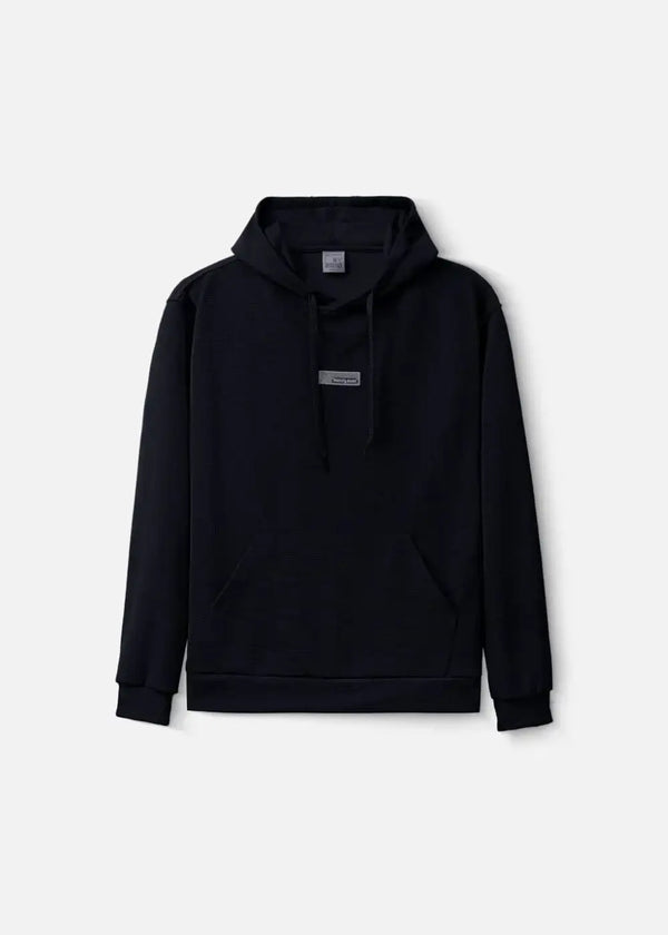 Áo Khoác Hoodie EasyCare™ Bền Nhanh khô Seventy Seven 039 Màu Đen Dáng Ôm Vừa F2