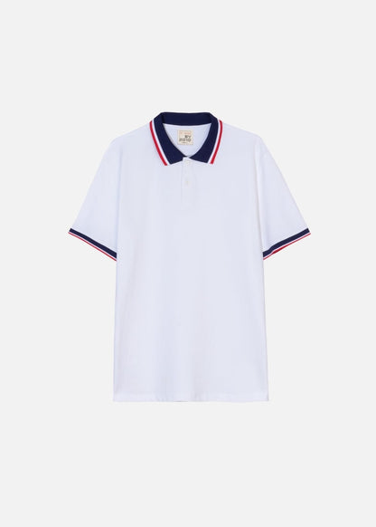 Áo Thun Cổ Polo Tay Ngắn Áo Polo No Style 78 Trắng