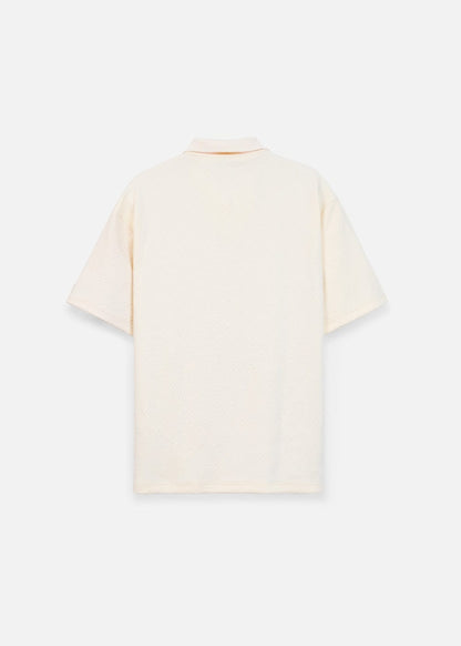 Áo Thun Cổ Polo Tay Ngắn Áo Polo No Style M128 Kem