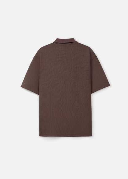 Áo Thun Cổ Polo Tay Ngắn Áo Polo No Style M128 Nâu