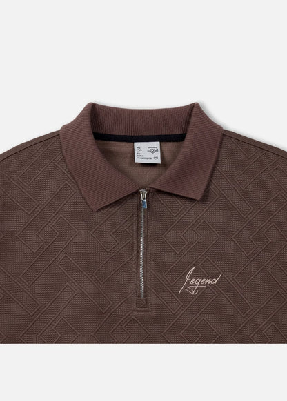 Áo Thun Cổ Polo Tay Ngắn Áo Polo No Style M128 Nâu